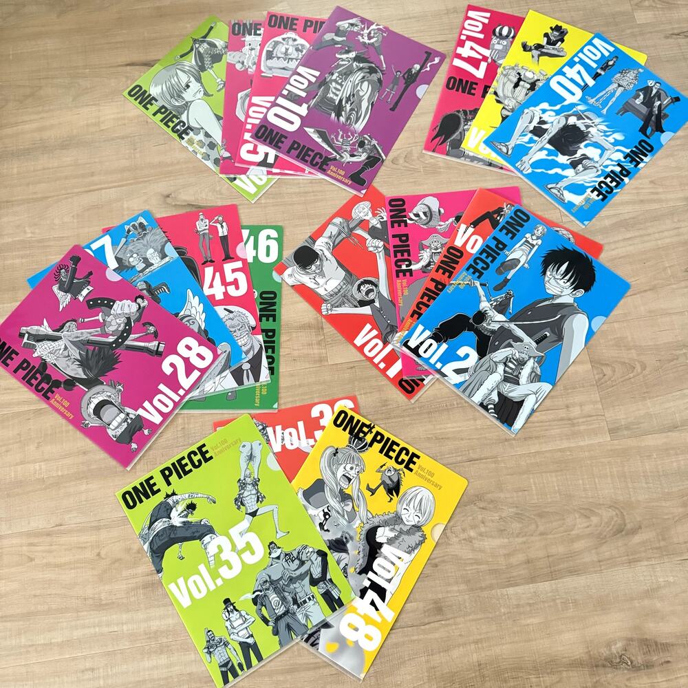 18 One Piece 100th Anniversary Ichiban Kuji Visual Art‎ Sheet Clear File Poster